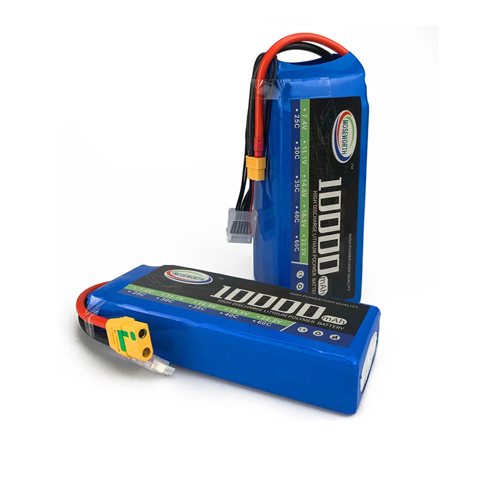 7.4V 11.1V 14.8V 18.5V 22.2V  2S 3S 4S 5S 6S 10000 12000 16000 22000mAh 25C RC LiPo Battery RC Car Agricultural Spraying Drone