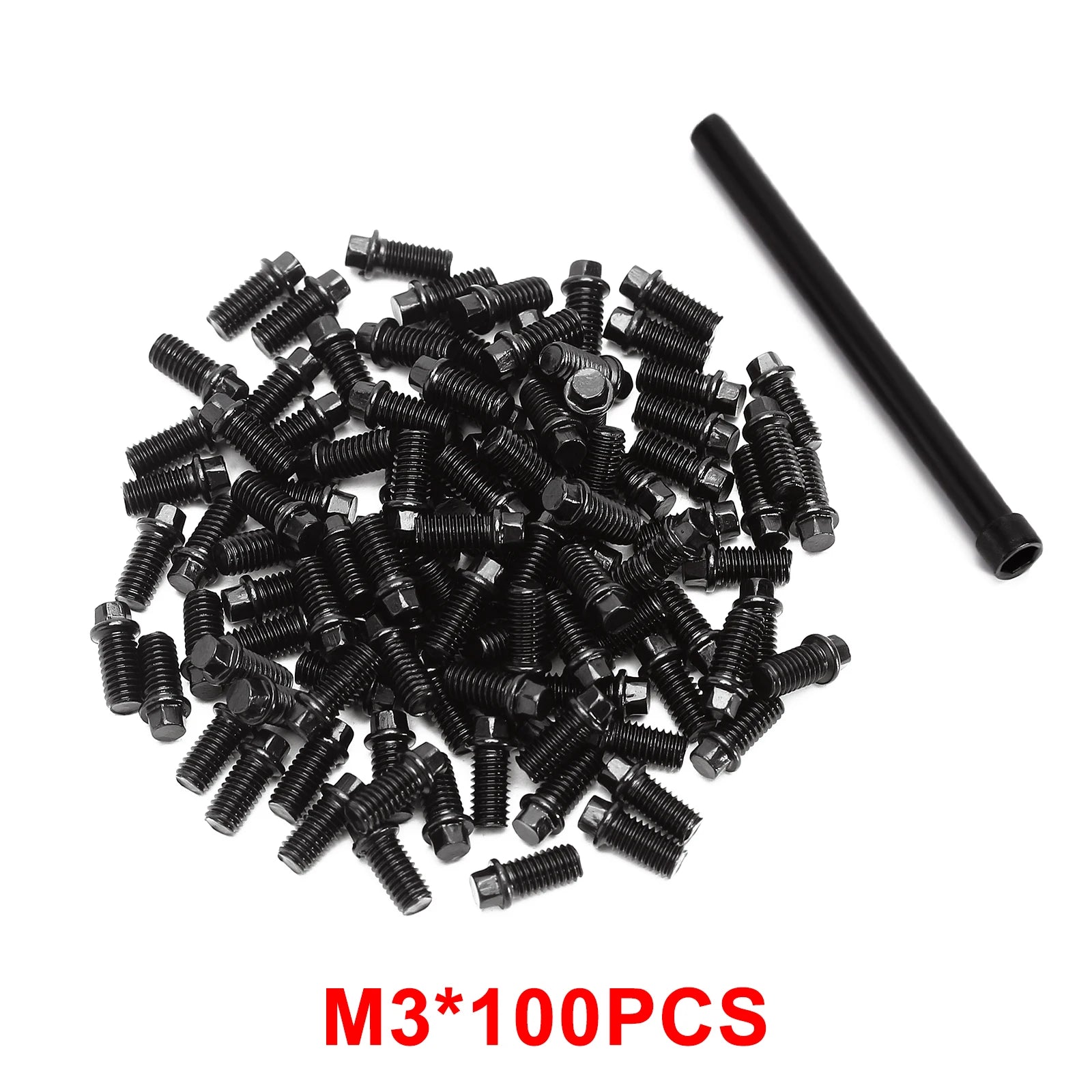 INJORA M2 M2.5 M3 Steel Scale Beadlock Ring Screws 1.9 2.2 Wheel Rims for 1/10 RC Crawler Car TRX4 Axial SCX10 AXI03007 VS4-10
