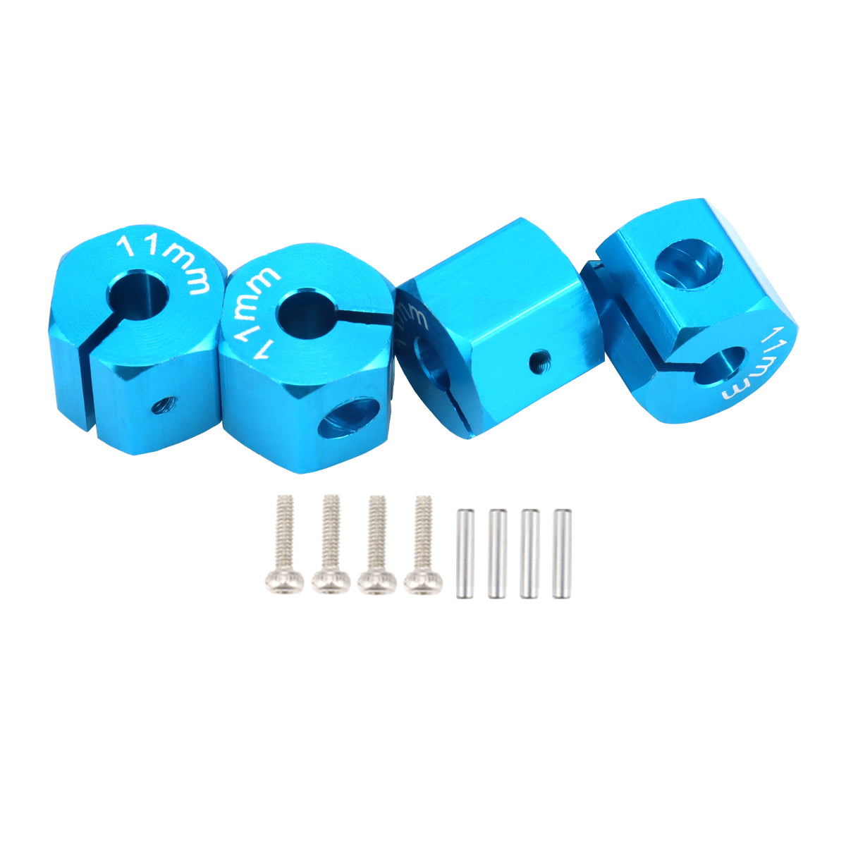 Aluminum 5/6/7/8/9/10/11/12mm Adapter Hex 12mm Drive Hub with Pin Screws for RC Auto Track Truck HSP HPI Tamiya Traxxas Slash