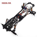 313mm Wheelbase Metal Chassis Frame with Prefixal Single / 2-Speed Transmission for 1/10 RC Crawler Axial SCX10 II 90046 EX86100