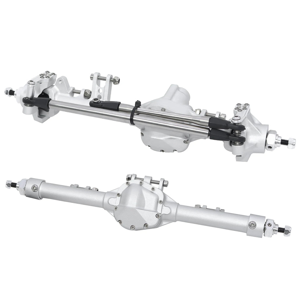 CNC Aluminum Front Rear Straight Axle One Piece Construction Offset  For 1/10 RC Crawler Axial SCX10 II Vanquish VS4-10 Chassis