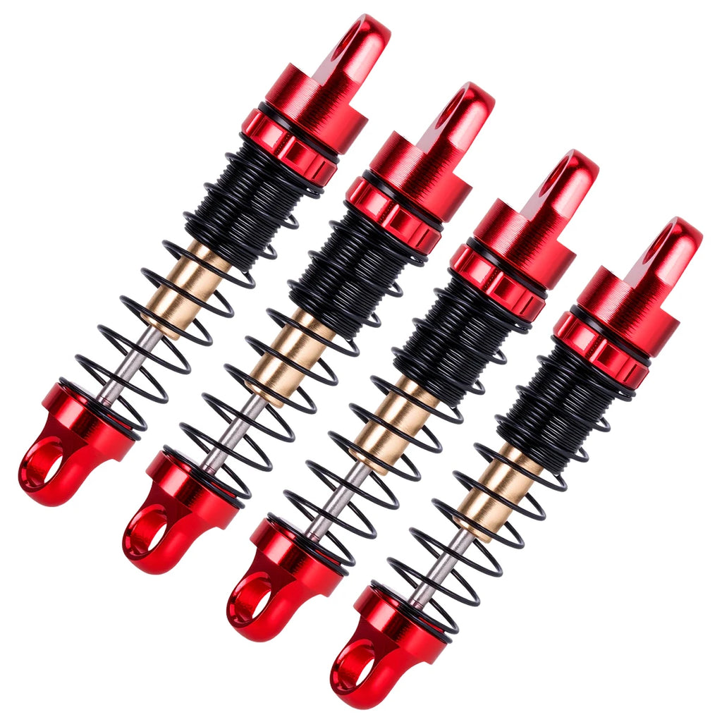 Axial SCX30 Aluminum Shock Absorber Set, 28.5mm with 3 Spring Rates, Full Car Kit for Performance Upgrade