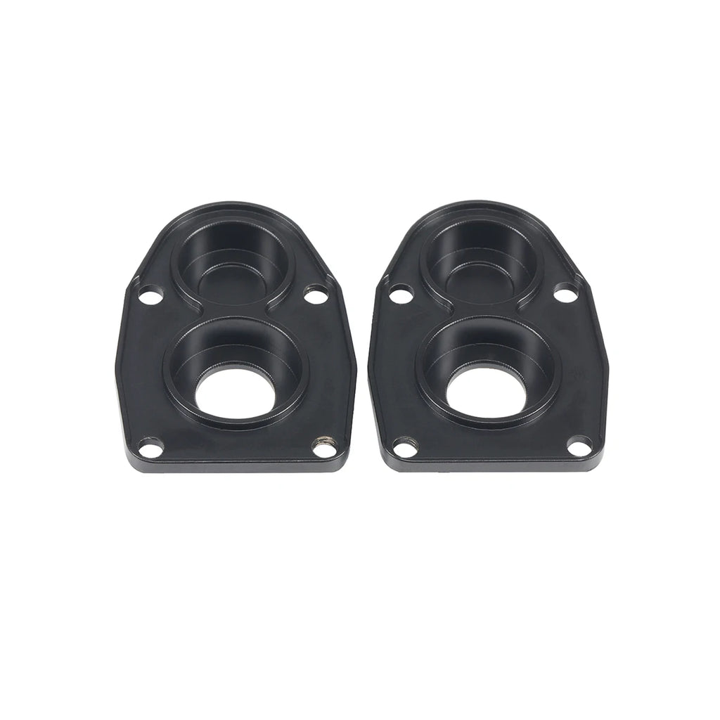 Black Brass Weights Steering Knuckles Portal Cover Set for Axial Capra SCX10 III AR45P SuperShafty CP44 Vanquish F9 Axle Housing