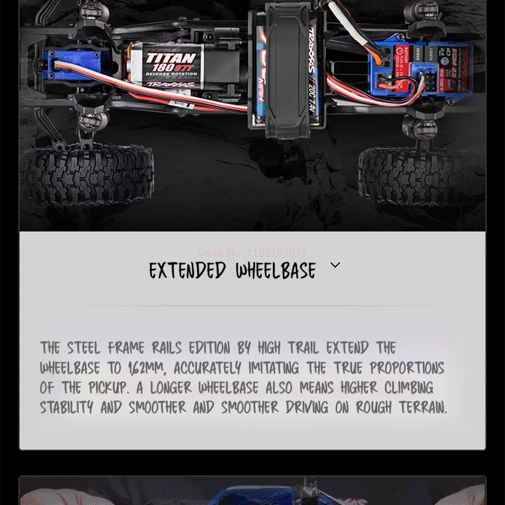 TRAXXAS 1/18 RC Car TRX4M K10 Heightening Crossing Version Of Climbing Car Off-road Vehicle Toys For Adult Kid Gift