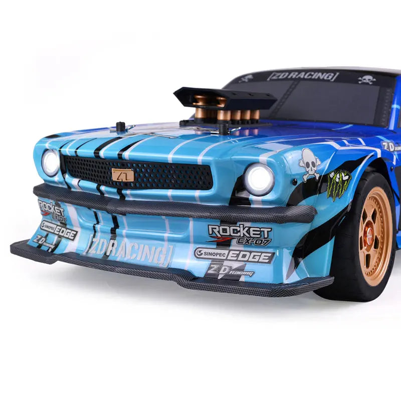 ZD Racing EX07 1/7 SCALE 4WD 130km/h RC Car Simulation High-speed Professional Flat Sports Electric Remote Control Model Vehicle