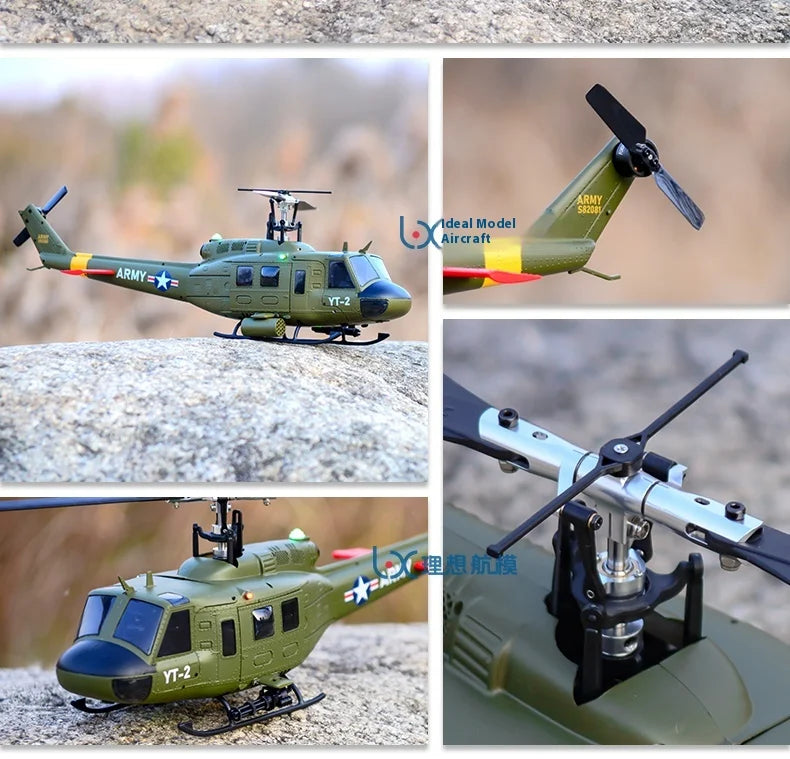 Yuxiang F07 intelligent version/F07V manual version UH1 Huey remote-controlled helicopter 3D stunt helicopter