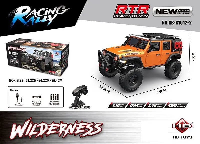 Upgraded R1011/R1012/R1013/R1014/R1015/R1016 Remote Climbing Off Road Vehicle 1:10 Professional Rc 4wd Car Model Boy Toys Gift