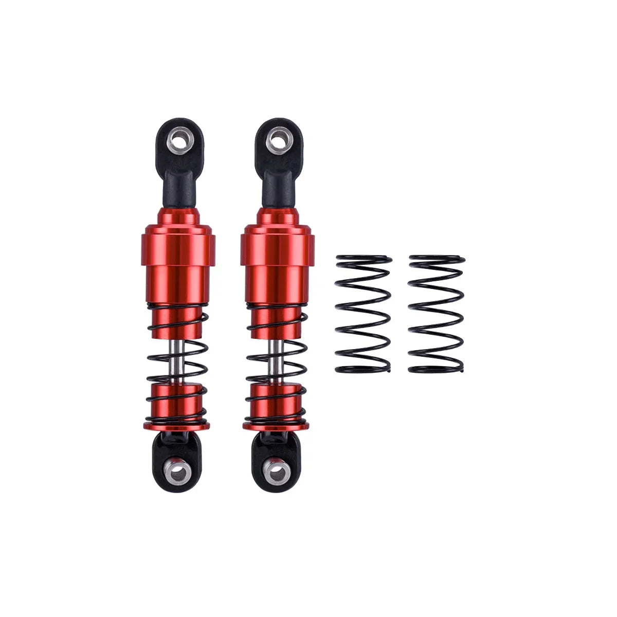 HooCrawler 75mm-115mm Big Bore Shocks with Oil Filled for 1/10 RC Crawler LCG Chassis Cheater Rigs Capra SCX10 TRX4 Gspeed V4