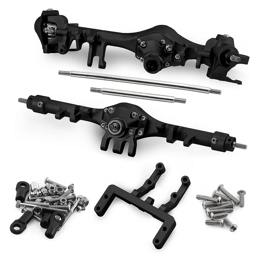 F10T CNC Aluminum Axle Set for Axial SCX10 II SCX10 III VS4-10  10.2 Complete Upgrade Axles Assembly for RC Crawler Truck Parts