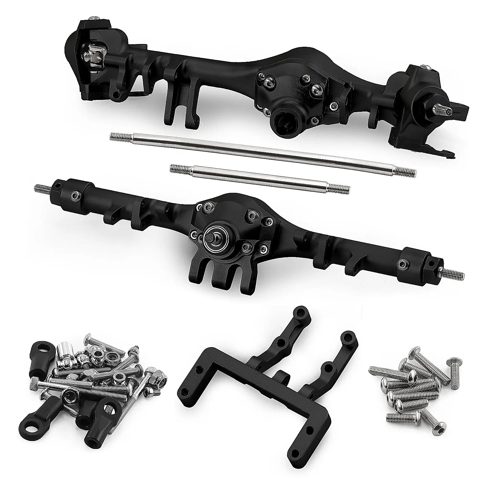 F10T CNC Aluminum Axle Set for Axial SCX10 II SCX10 III VS4-10  10.2 Complete Upgrade Axles Assembly for RC Crawler Truck Parts