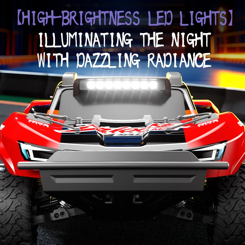 C8826 1:10  High-Speed Brushless 4WD Off-Road RC Car with Hydraulic Suspension Premium Remote Control Vehicle for Kids Adults