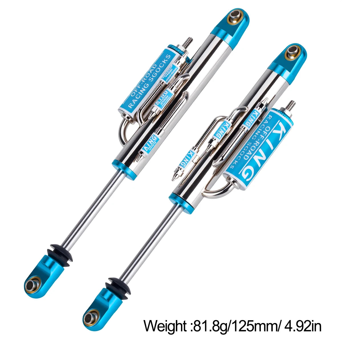 1/10 Scale Simulated Damper Shock Absorber w/Sticker Decorative Accessories for RC Crawler UT4 TRX4 RR10 Wraith Roll Cage DIY