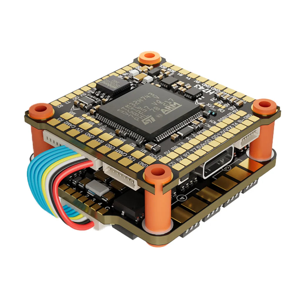JIJIEFPV H743 Flight Controller H7 FC H743 Stack 8S 55A 60A 70A 4in1 ESC For 5inch DJI RC FPV freestyle Drone DIY Parts
