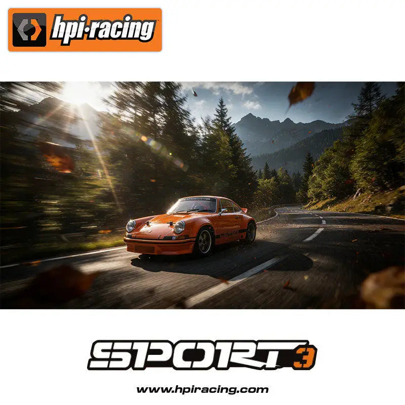 HPI 1:10 SPORT 3 Simulation 1973 Carrera 4WD Brushless Limited Edition Remote Control Electric Drift Car Hobby RC Boy Toy RTR