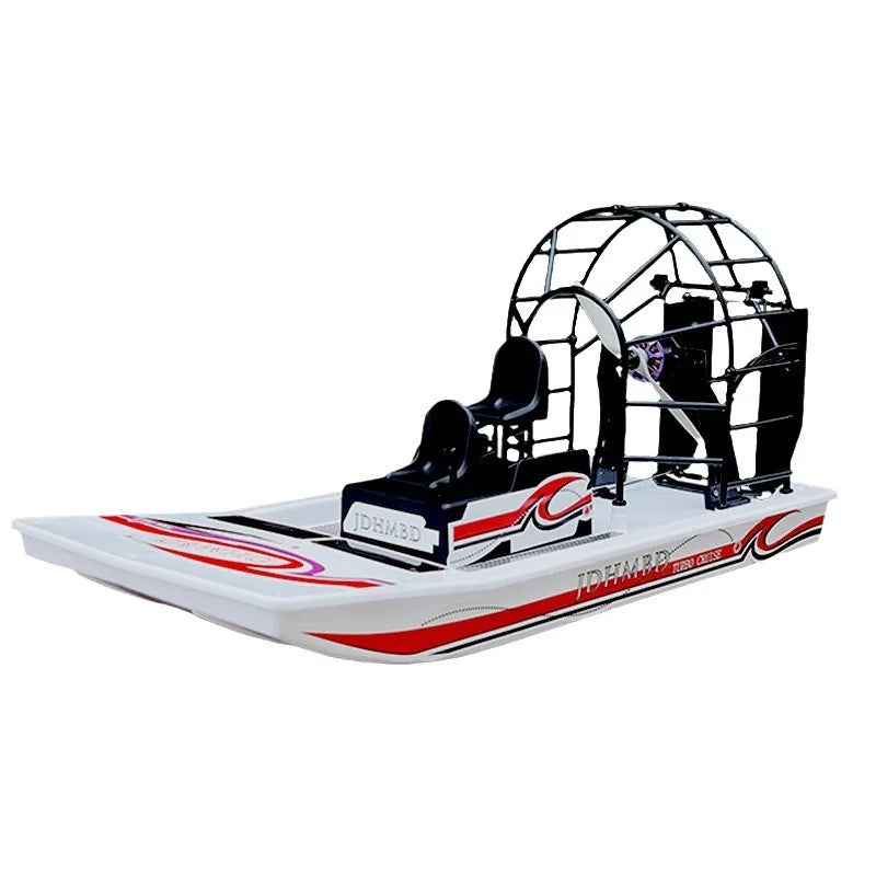 Swamp Dog Air Cushion RC Boat - High Speed Amphibious Hovercraft  1:13 Scale DIY Model for Water   Land & Mud Play