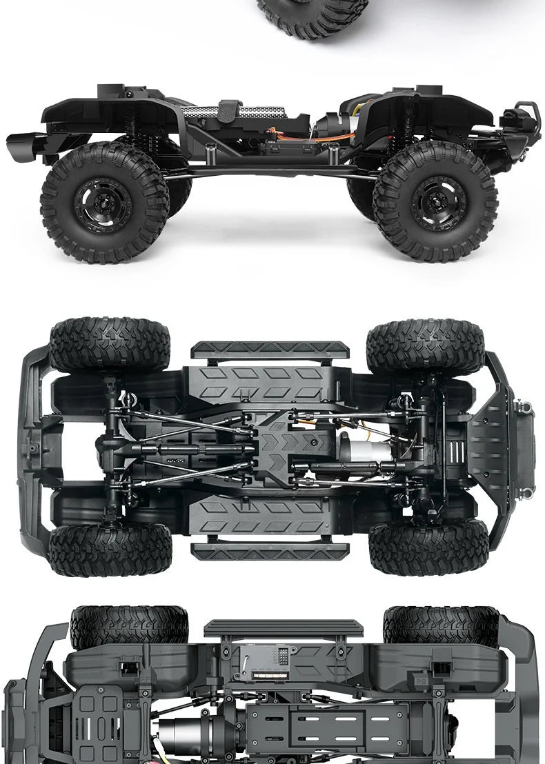 NEW Upgrades 2025 HB R001 Bronco with electric winch 1/10 4WD Remote Control Off-road Vehicle Electric Model RC Climbing