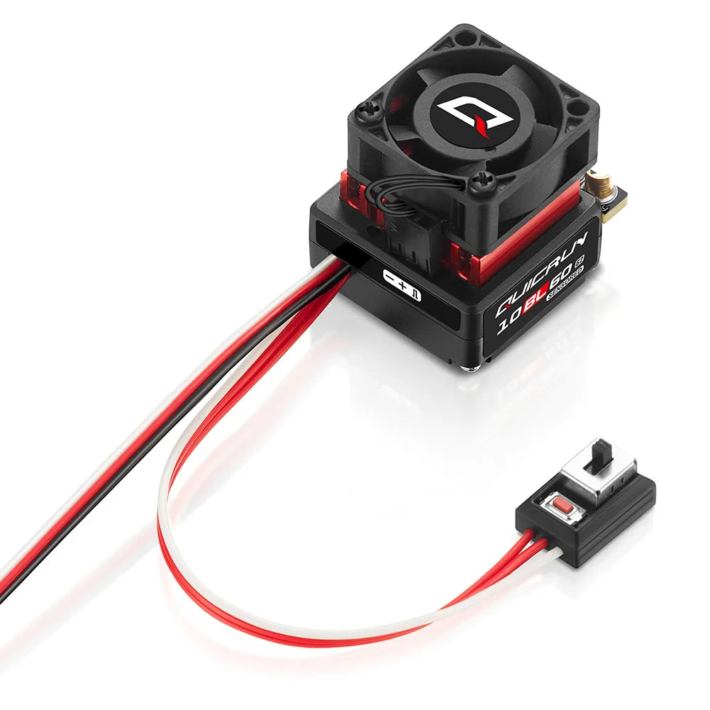 Hobbywing QUICRUN Sensored 10BL120 G2 120A /10BL60 60A 2-3S Lipo Brushless ESC For 1/10 RC Racing Car