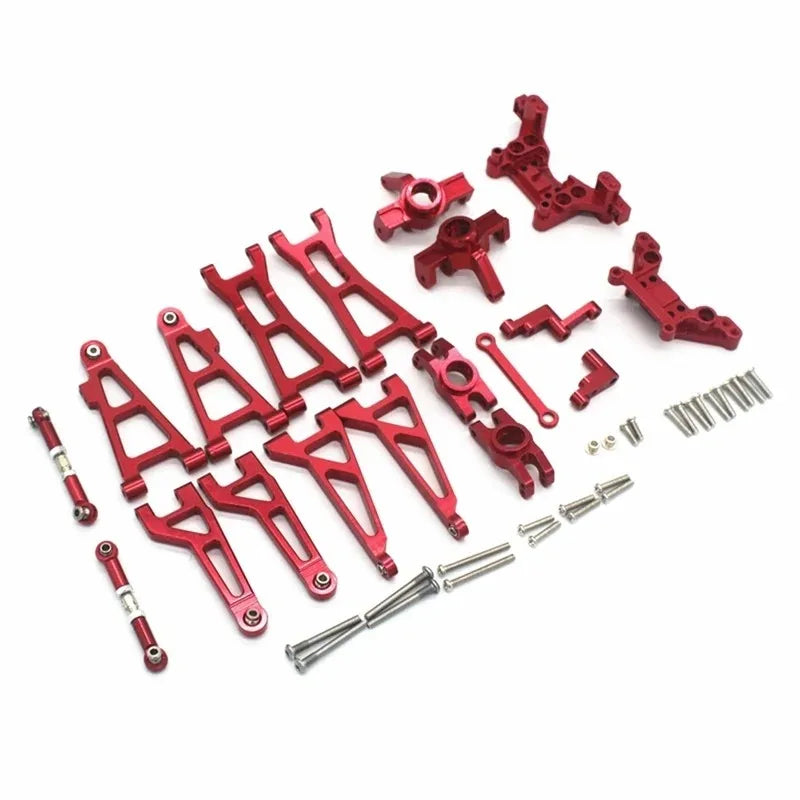 Aluminum Alloy Suspension Arm  Cup Set Upgrade Metal Parts Accessories For Mjx Hyper 1/16 Go  RC Car 16207 16208 16209 H16 H16BM