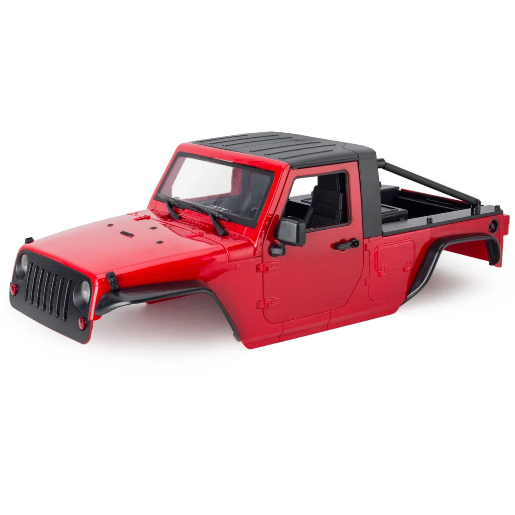 313mm 12.3in Wheelbase Hard Plastic Pickup Body Shell Unassembled Kit for 1/10 RC Crawler Car Axial SCX10 90046 Jeep Wrangler