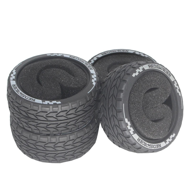 1:10 Scale RC model Car parts On Road 26mm High Grip Rubber Tires Fit HSP HPI HIMOTO REDCAT Racing for HSP 94123/94122/94103