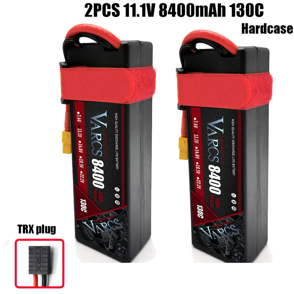 VARCS Lipo 3S 4S Lipo 14.8V 15.2V 11.1V 11.4V Battery 6500mah 7000mah  8400mah 9200mah 10000mah 6200ma 5200mah XT90 EC5 RC Car