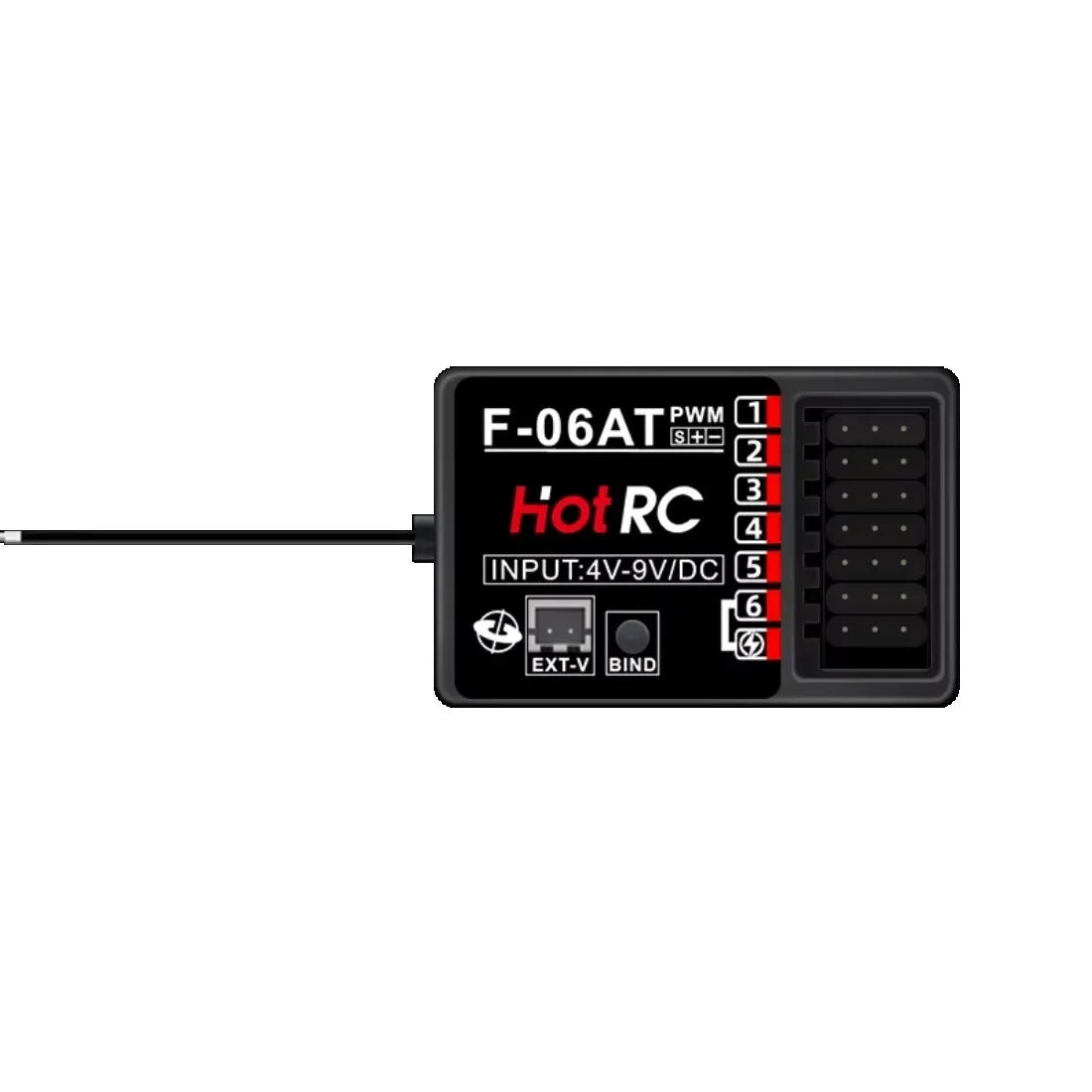 HotRC CT-10B 10CH 2.4G Color Screen Transmitter 10 Channel Remote Control F-10A F-01A 4/6/8/10CH Gyro Receiver for RC Car Boat