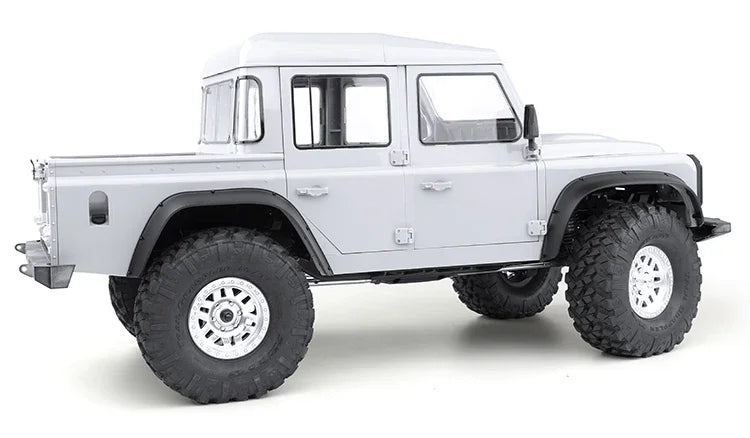 Metal Simulation 4 Doors DIY Pickup Truck Body Shell 313mm Wheelbase for 1/10 RC Crawler Car Traxxas TRX4 Defender RD110 Parts