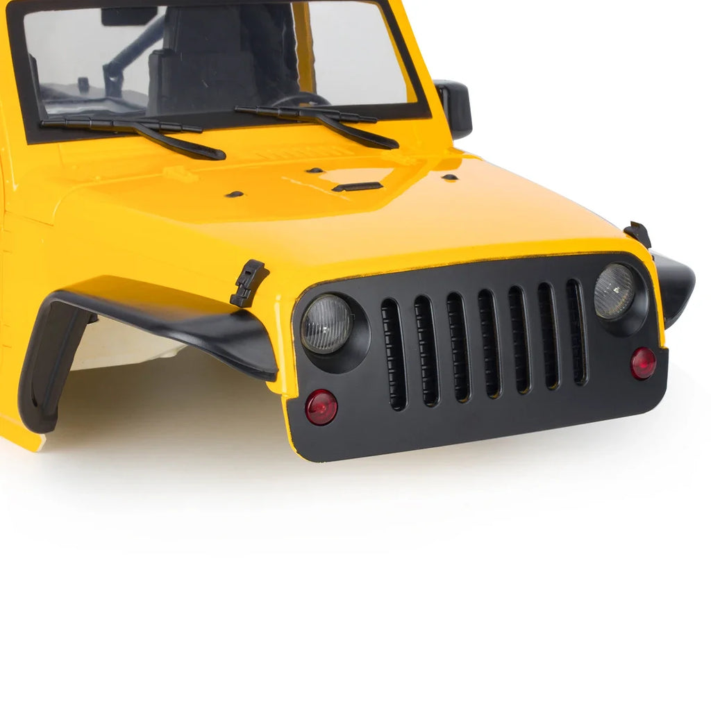 313mm 12.3in Wheelbase Hard Plastic Pickup Body Shell Unassembled Kit for 1/10 RC Crawler Car Axial SCX10 90046 Jeep Wrangler