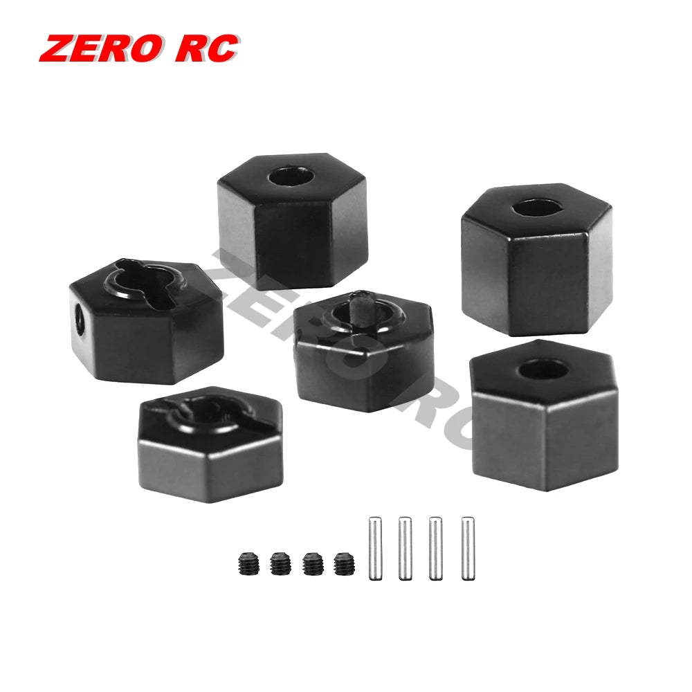 12mm Metal Wheel Hex Hub 5/6/7/8/9/10mm Offset Adapter For 1/10 1/12 HSP Wltoys AXIAL SCX10 II III CAPRA RGT FMS D90 RC Car Axle