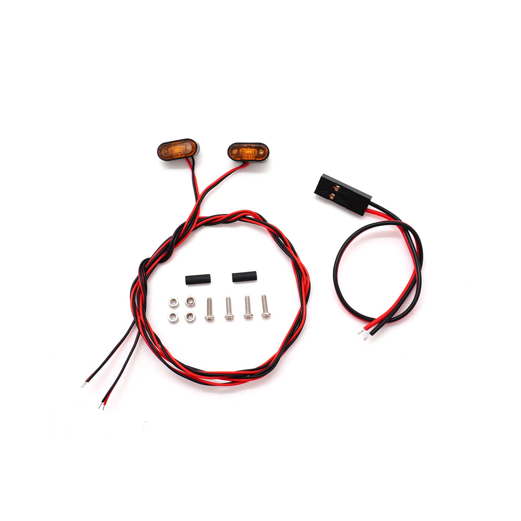 YSIDO RC Car Turn Signal Led Warning Lights Marker Lights for 1/10 TRX4 Defender Bronco SCX10 1/14 Tamiya S cania Actros Volvo