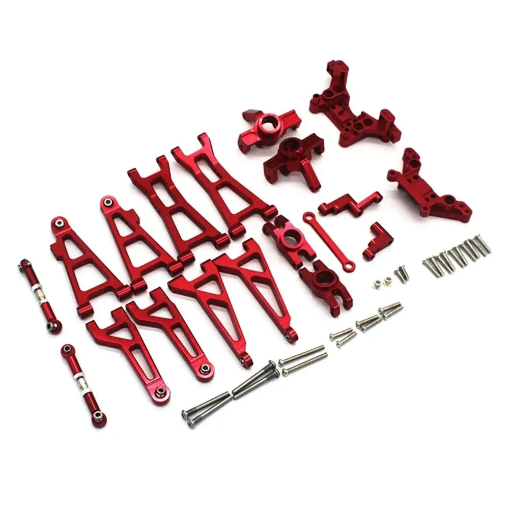 Aluminum Alloy Suspension Arm  Cup Set Upgrade Metal Parts Accessories For Mjx Hyper 1/16 Go  RC Car 16207 16208 16209 H16 H16BM