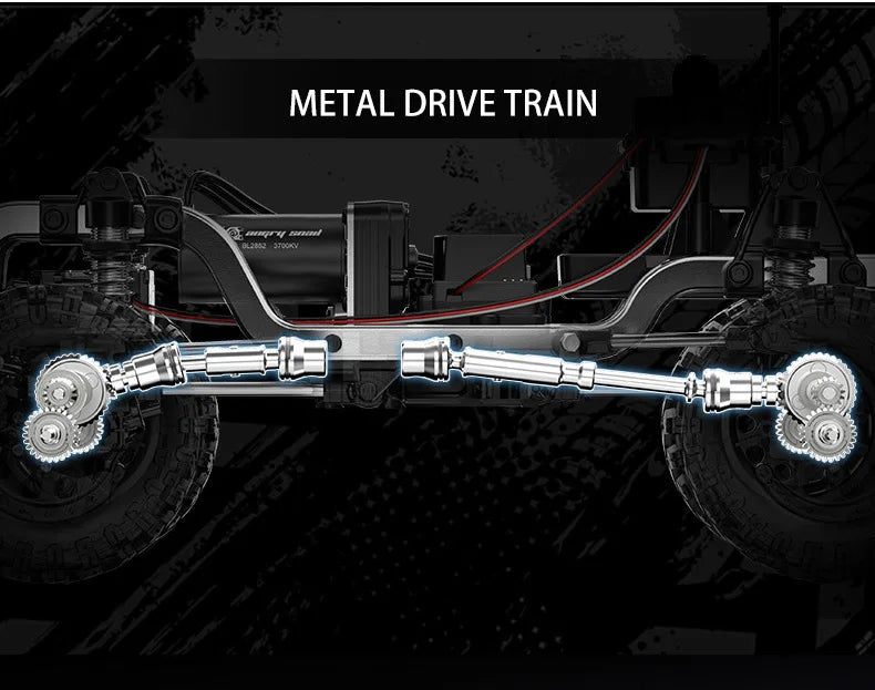 MJX H12Y+ Silver Climbing RC Car Toy 1:12 Scale Electric Off-Road Vehicle Model Remote Control Car Professional Off-Road  H12Y