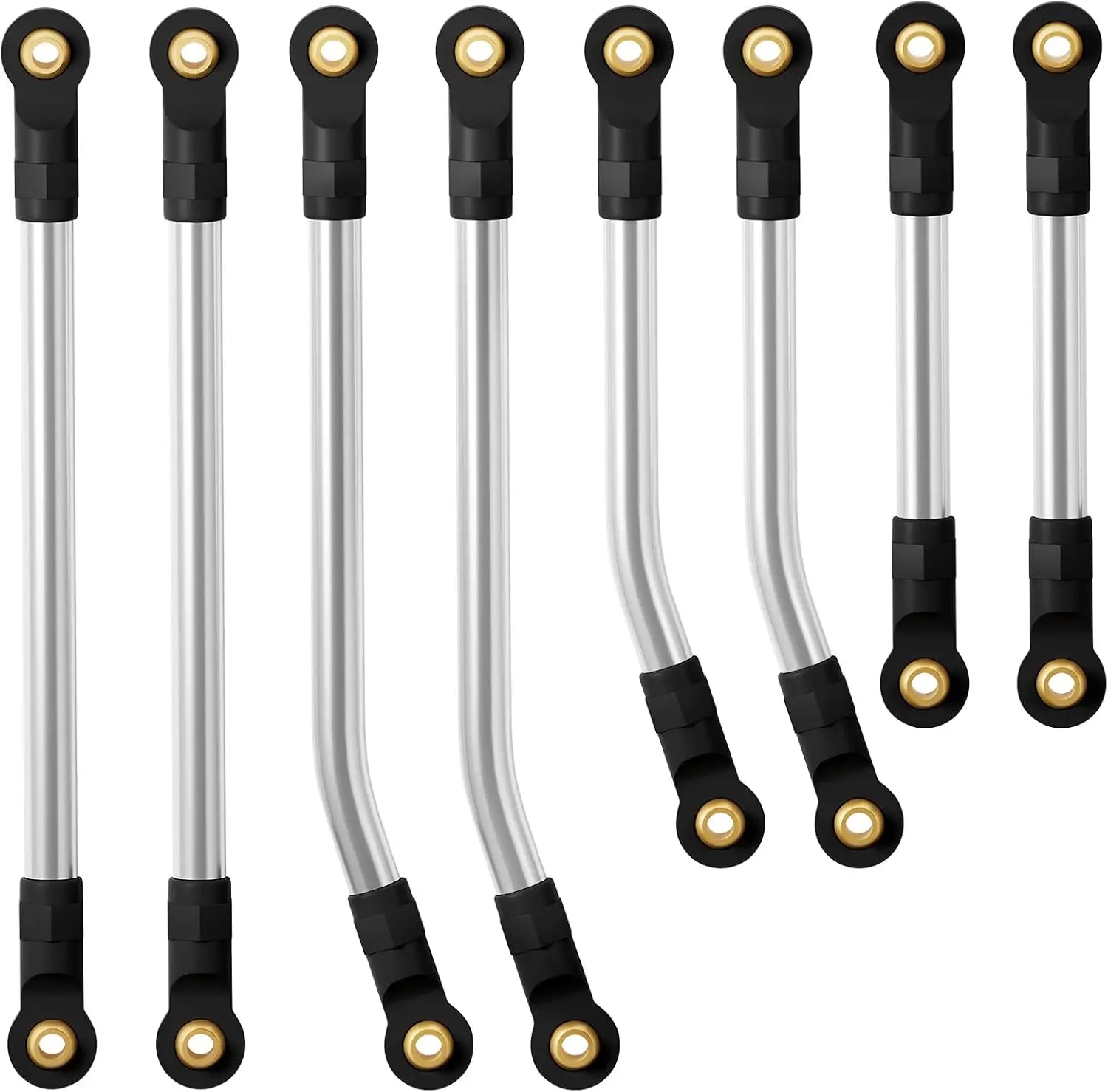 8PCS Brass Link Set High Clearance Chassis Links for TRX4M Upgrade Parts 1/18 RC Crawler Car Accessories