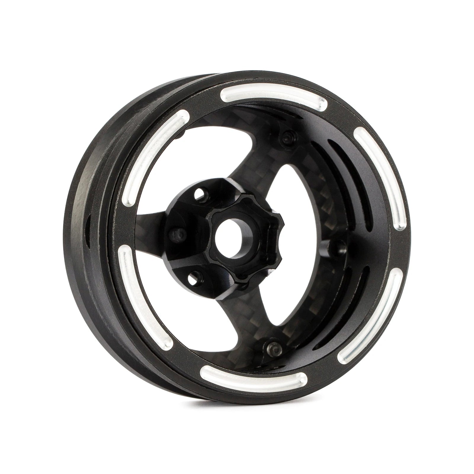 1.9 Inch Carbon Fiber Portal Beadlock Wheels Rims for 1/10 RC Crawler lightweight design GSPEED LCG Chassis Capra SCX10 Pro TRX4