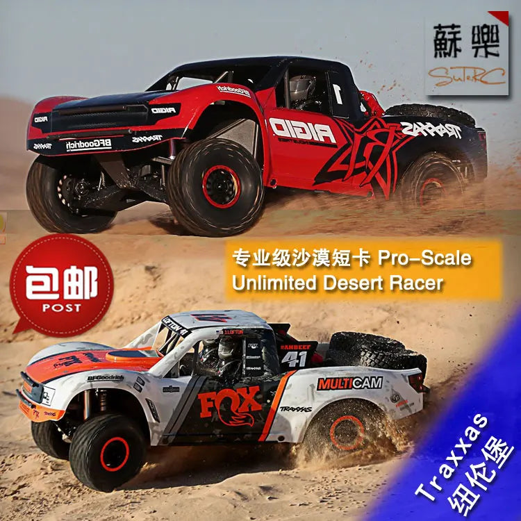 TRAXXAS UDR New RC Car 85086-4 1:7 Scale Brushless Electric Desert Racer with Light Kit, RC Toy Great Gift for Kids and Adults.