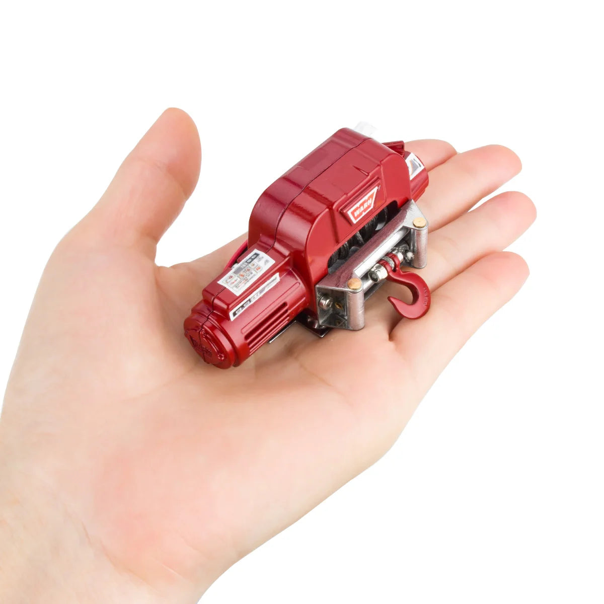 Metal Simulation Winch for 1/10 RC Crawler Car Axial SCX10 90046 TRX4 TRX6 Redcat D110 D90 Tamiya Decorative Upgrade Part