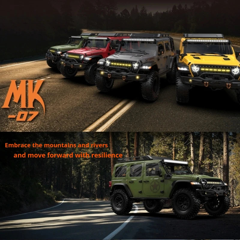 RLAARLO Croboll MK07 1/7 Scale Brushless RC Car 4WD Off-Road Electric Monster Truck for Adults Kids Remote Control Vehicle Gift