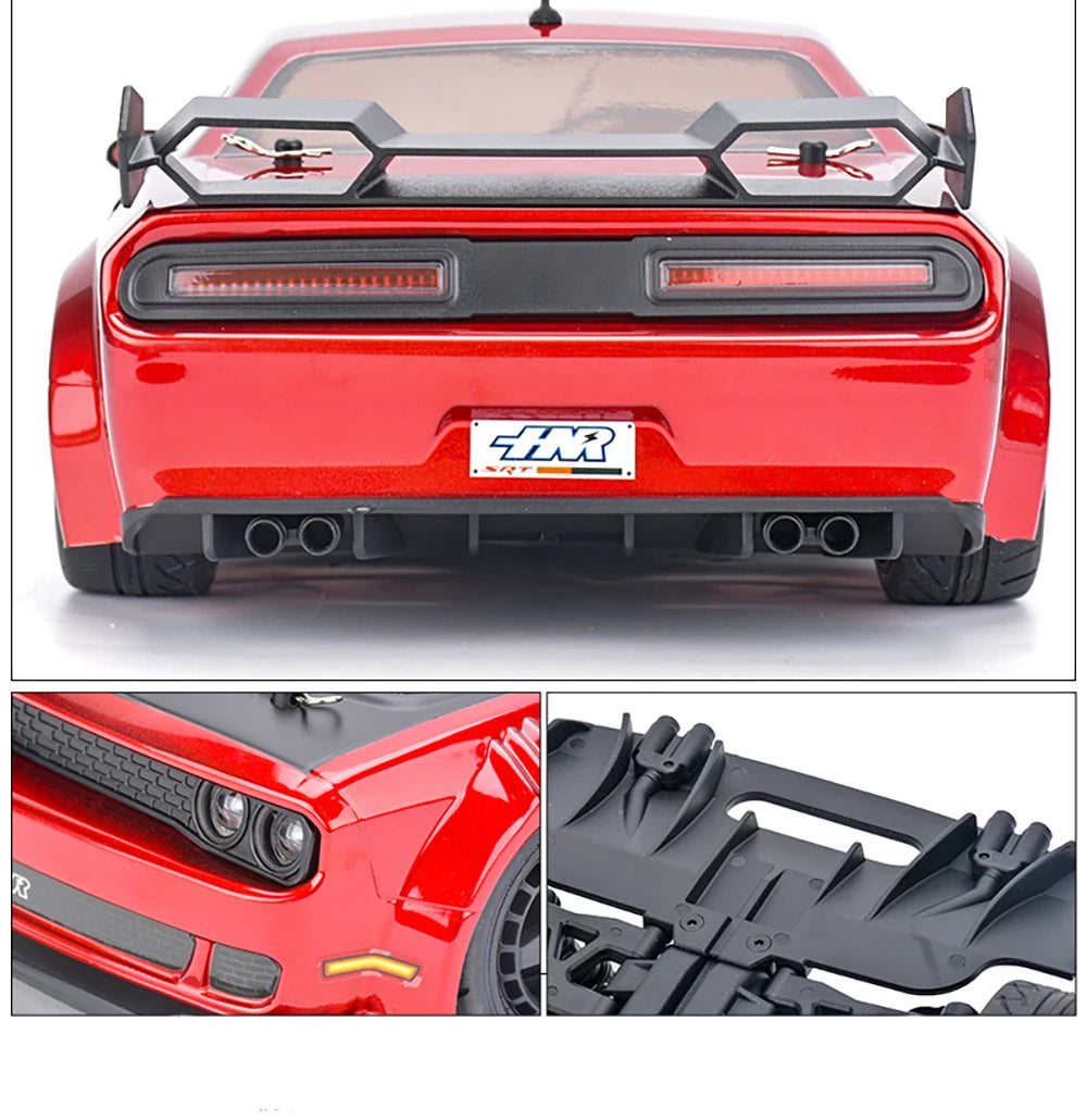 HNR H9802 4x4 Brushless RC On-Road Racing 1/10 Electric Remote Control Flat Running Drift Racing Car Adult Children's Toys