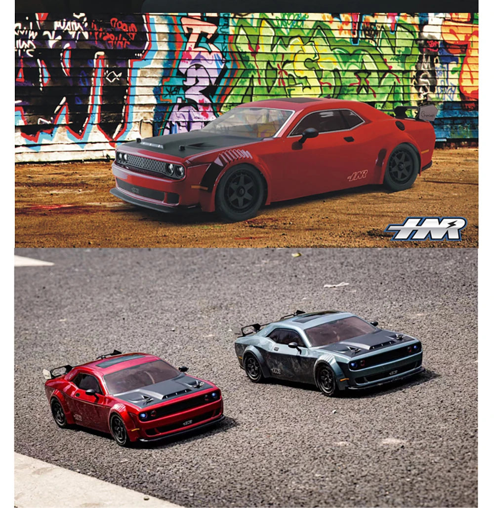 HNR H9802 4x4 Brushless RC On-Road Racing 1/10 Electric Remote Control Flat Running Drift Racing Car Adult Children's Toys