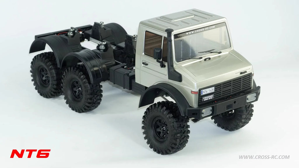 Crossrc EMO 1/10 6x6 NT6 Climbing Car Differential Dual Speed Waterproof Hardcore Off-Road RC Remote Car