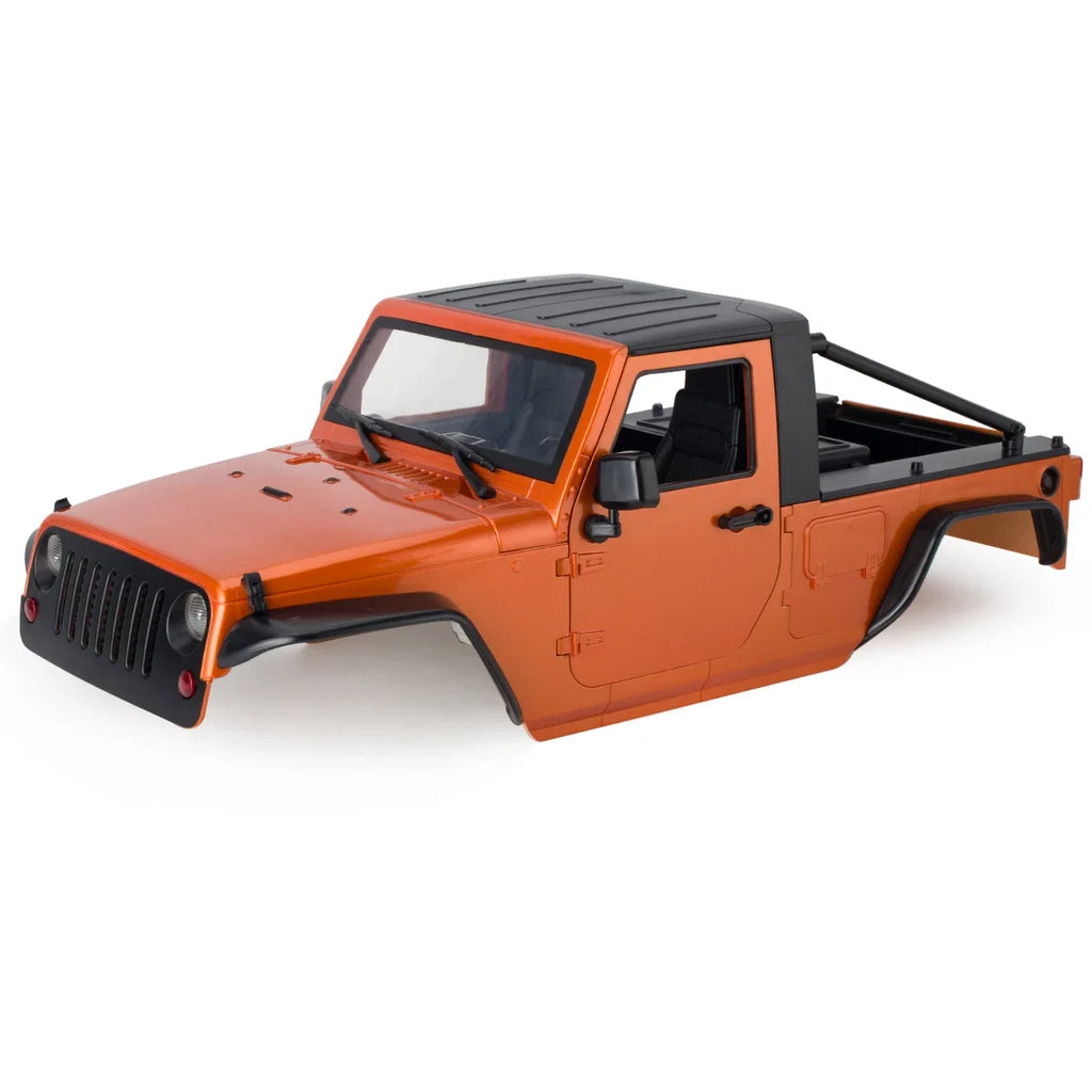 313mm 12.3in Wheelbase Hard Plastic Pickup Body Shell Unassembled Kit for 1/10 RC Crawler Car Axial SCX10 90046 Jeep Wrangler