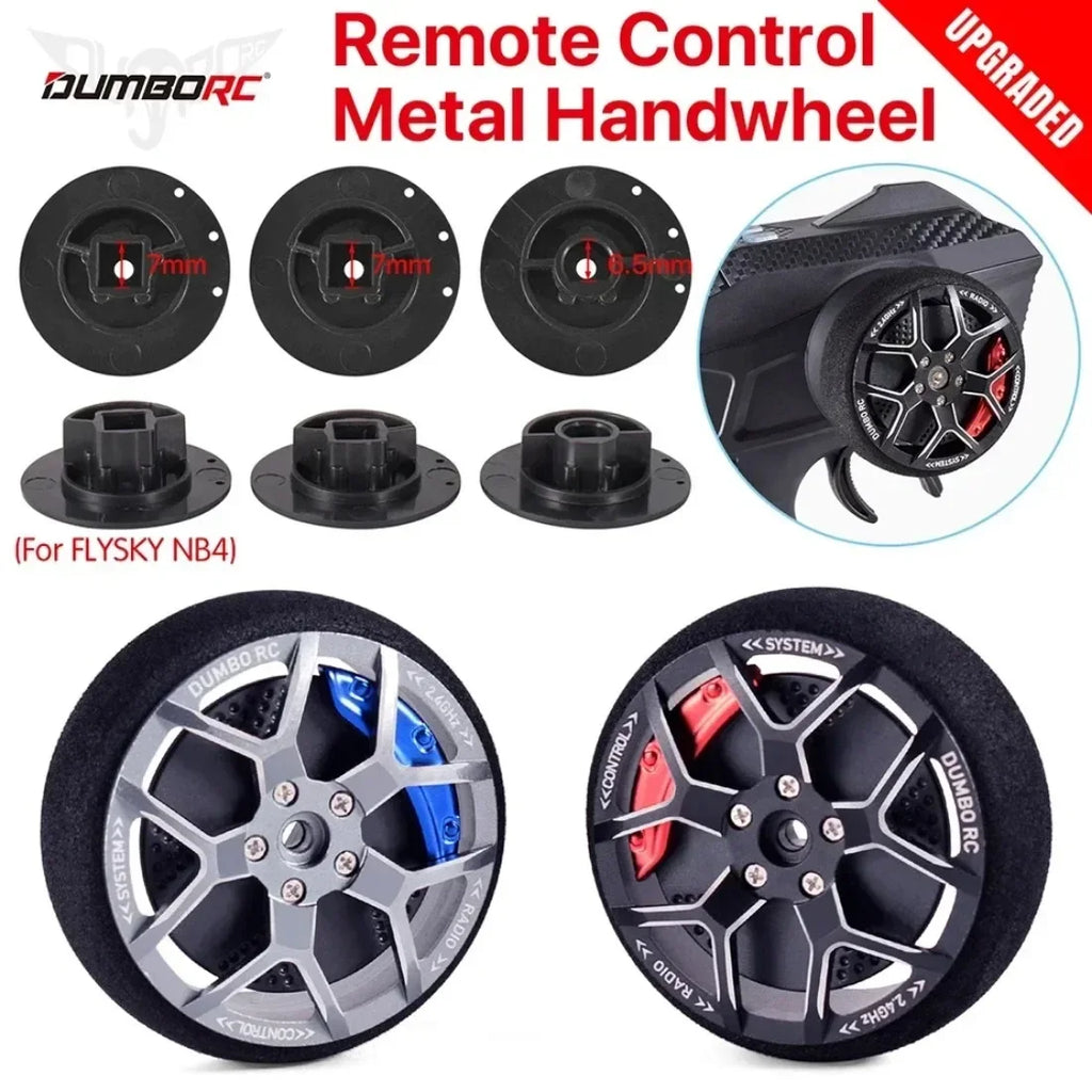 DUMBORC DDF-350 10CH 10 Channel Transmitter P6F P6DCG Gyro Receiver Metal Handwheel Remote Controller for RC Car Plane Boat