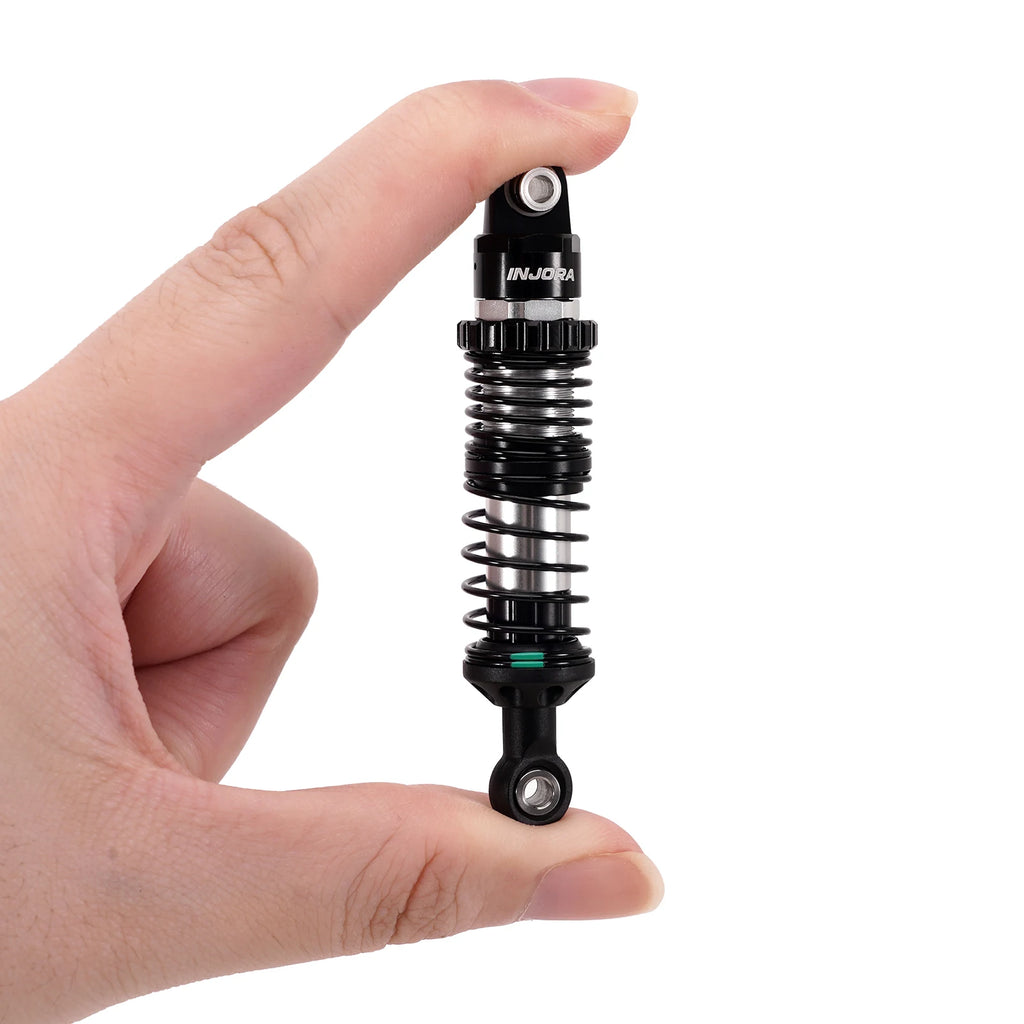 INJORA DRX Dual-Rate Spring Oil Shocks for 1/10 RC Crawlers, 80mm / 90mm / 100mm / 110mm / 120mm
