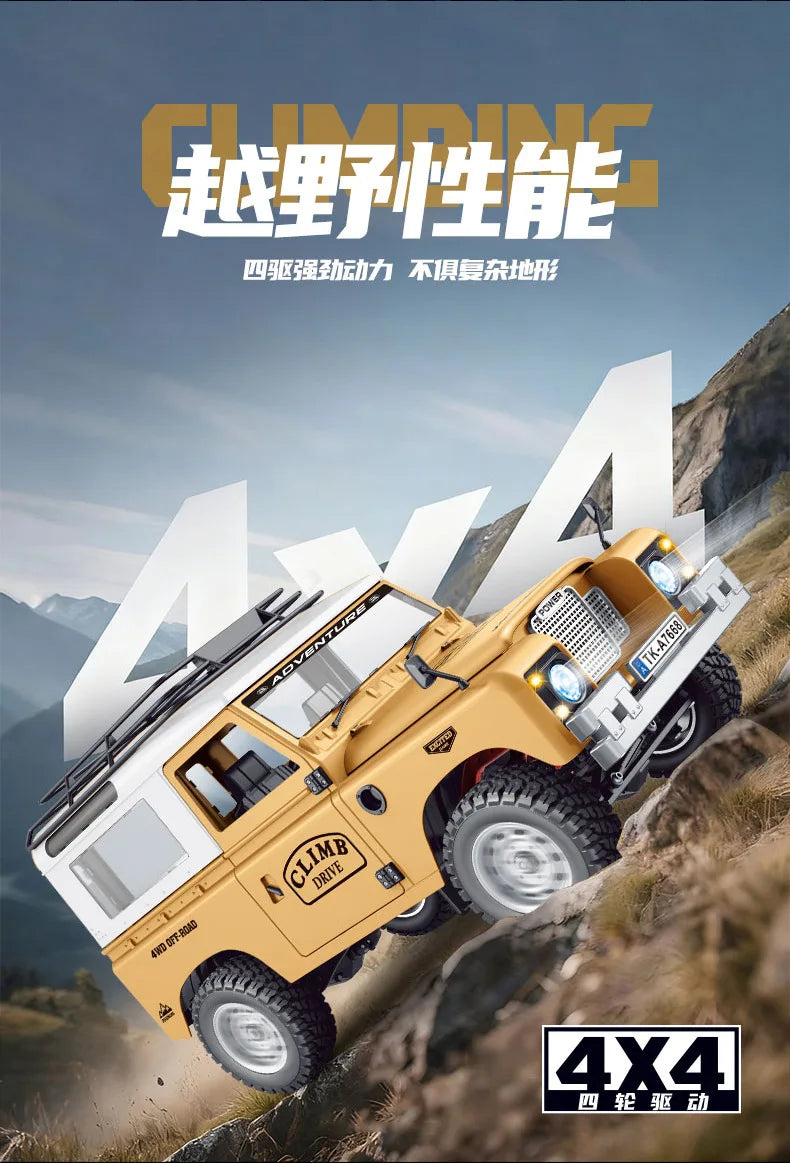 1:10 full scale pickup truck 4X4 professional remote control vehicle Defender simulated off-road climbing vehicle RC CAR