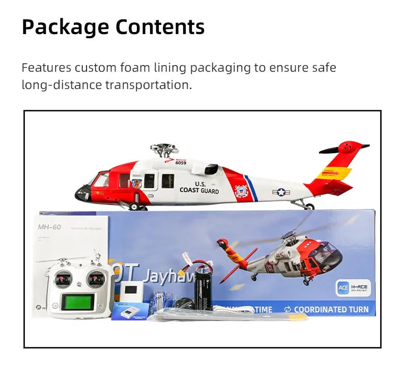 FLYWING MH-60 R Seahawk RC Helicopter LED light ACE ATT MH60R GPS helicopter MH60 rc helicopter 470 size MH60 Scale Helicopter