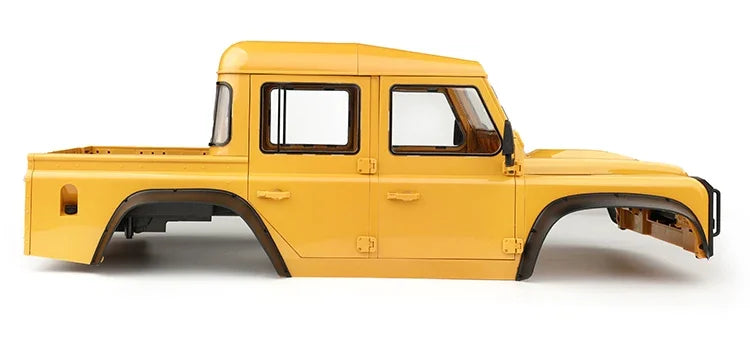 Metal Simulation 4 Doors DIY Pickup Truck Body Shell 313mm Wheelbase for 1/10 RC Crawler Car Traxxas TRX4 Defender RD110 Parts