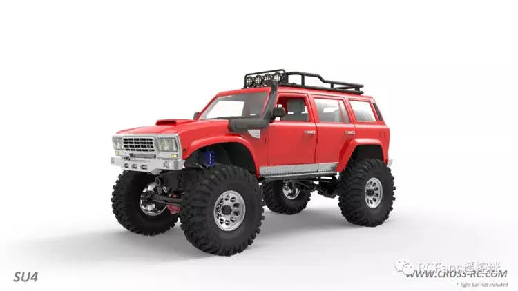Crorc Su4 1/10 Four-Wheel Drive Rc Car Simulation Remote Control Electric Hard Shell Climbing Off Road Vehicle Model Toy Gift