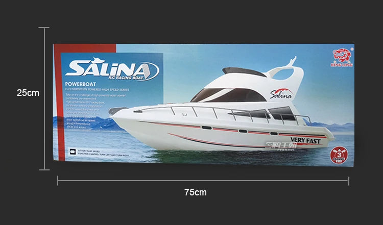 Remote Control Boat High-Speed Speedboat Model Boat Simulation Yacht Rowing Boat Model Remote Control Speedboat Toy Boat Airship