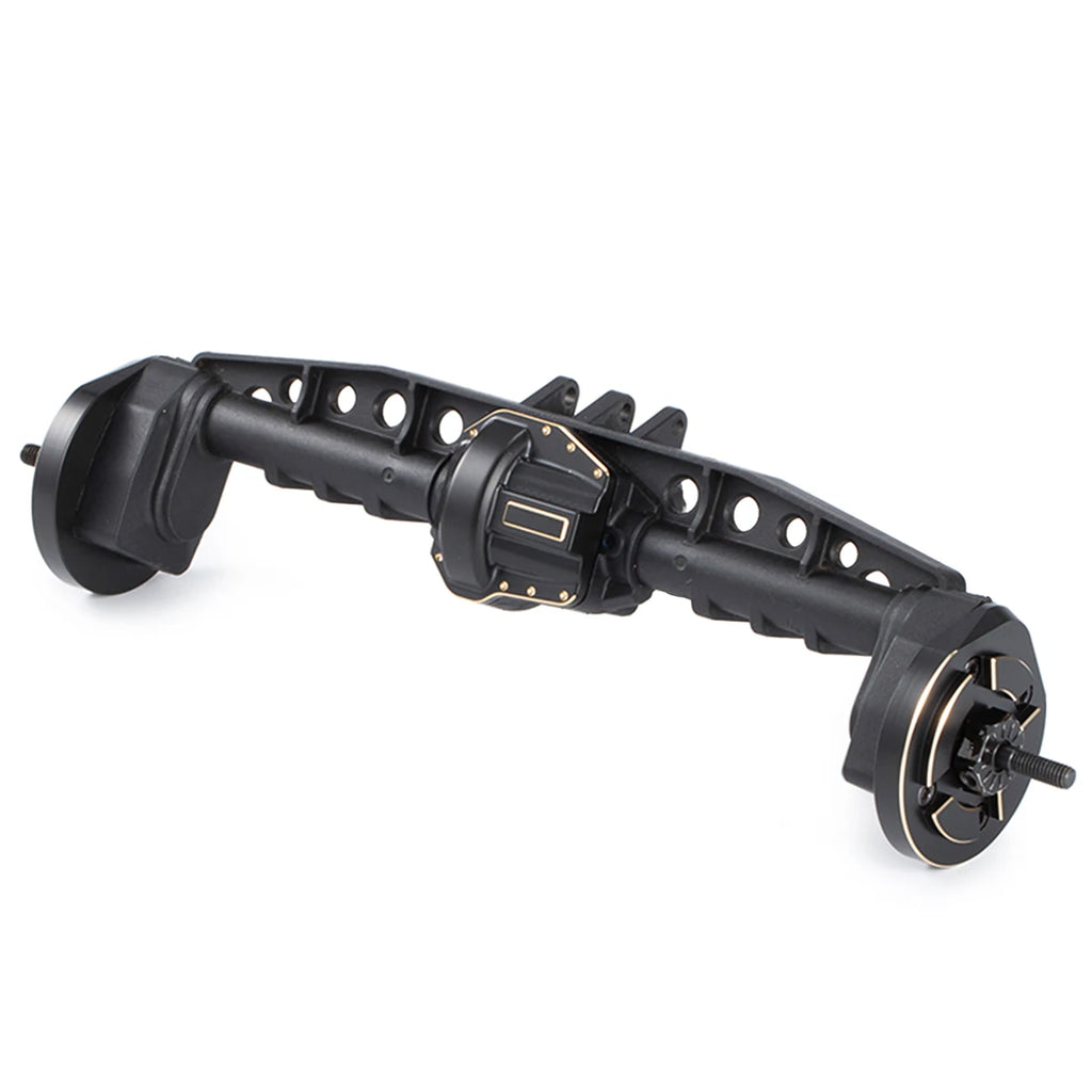 Black Brass Weights Steering Knuckles Portal Cover Set for Axial Capra SCX10 III AR45P SuperShafty CP44 Vanquish F9 Axle Housing