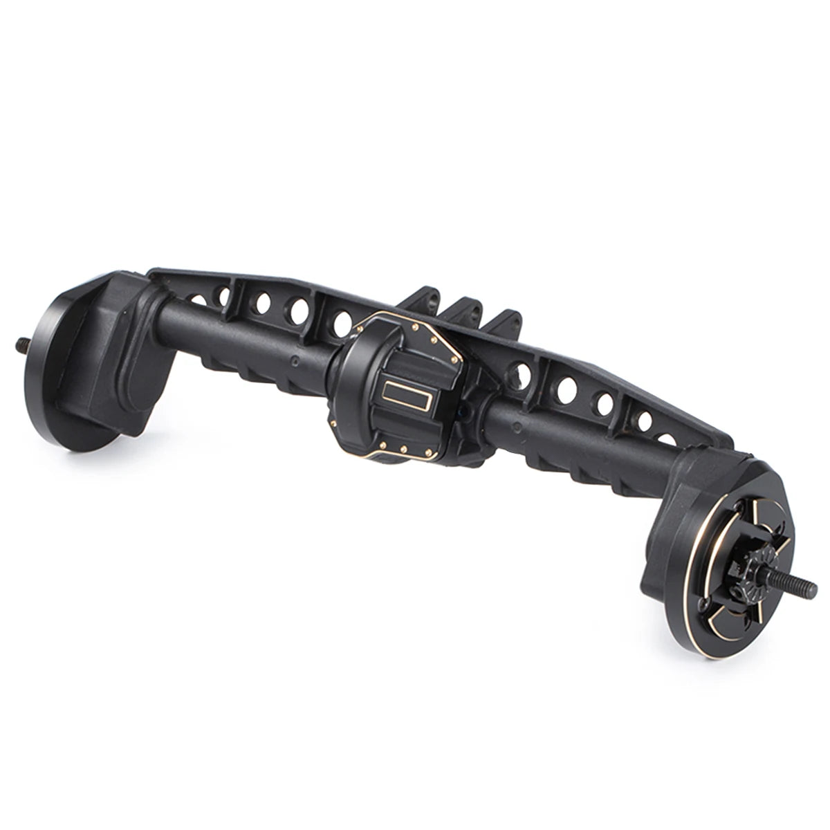 Black Brass Weights Steering Knuckles Portal Cover Set for Axial Capra SCX10 III AR45P SuperShafty CP44 Vanquish F9 Axle Housing